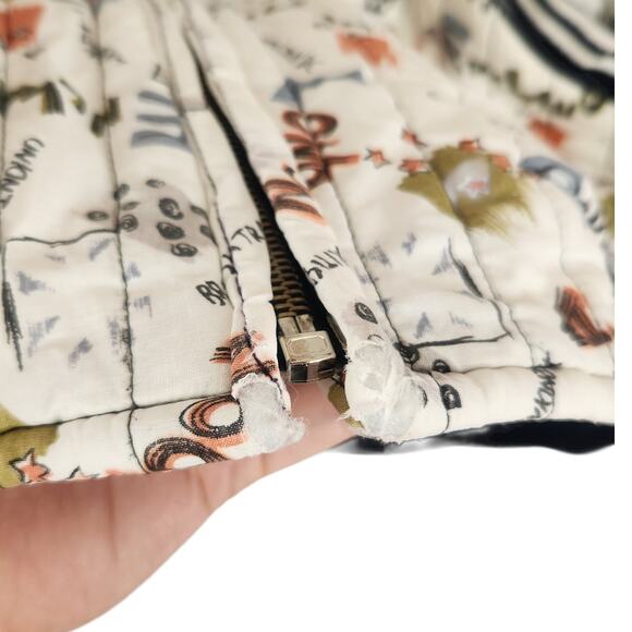 Vintage CHUNGSIL HONGSIL Travel Novelty Quilted Bomber Jacket L/XL Men Varsity - Picture 7 of 10